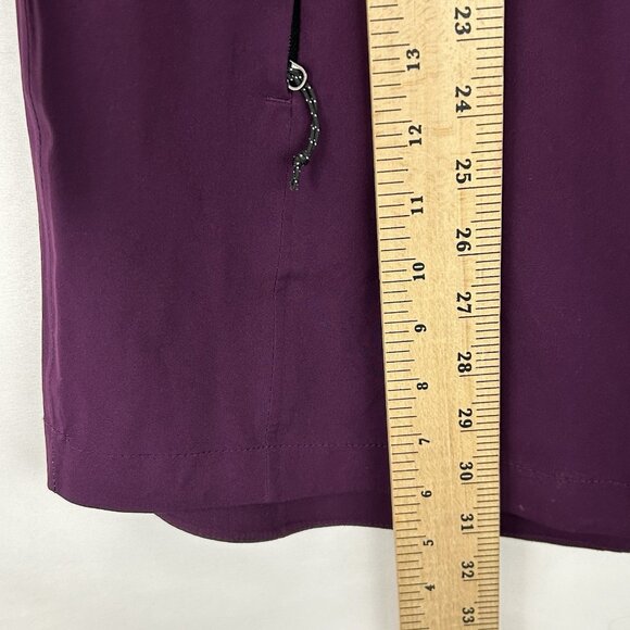 Eddie Bauer Women Small Dk Plum Weatheredge Stretch Waterproof Rain Parka Jacket - Picture 4 of 16